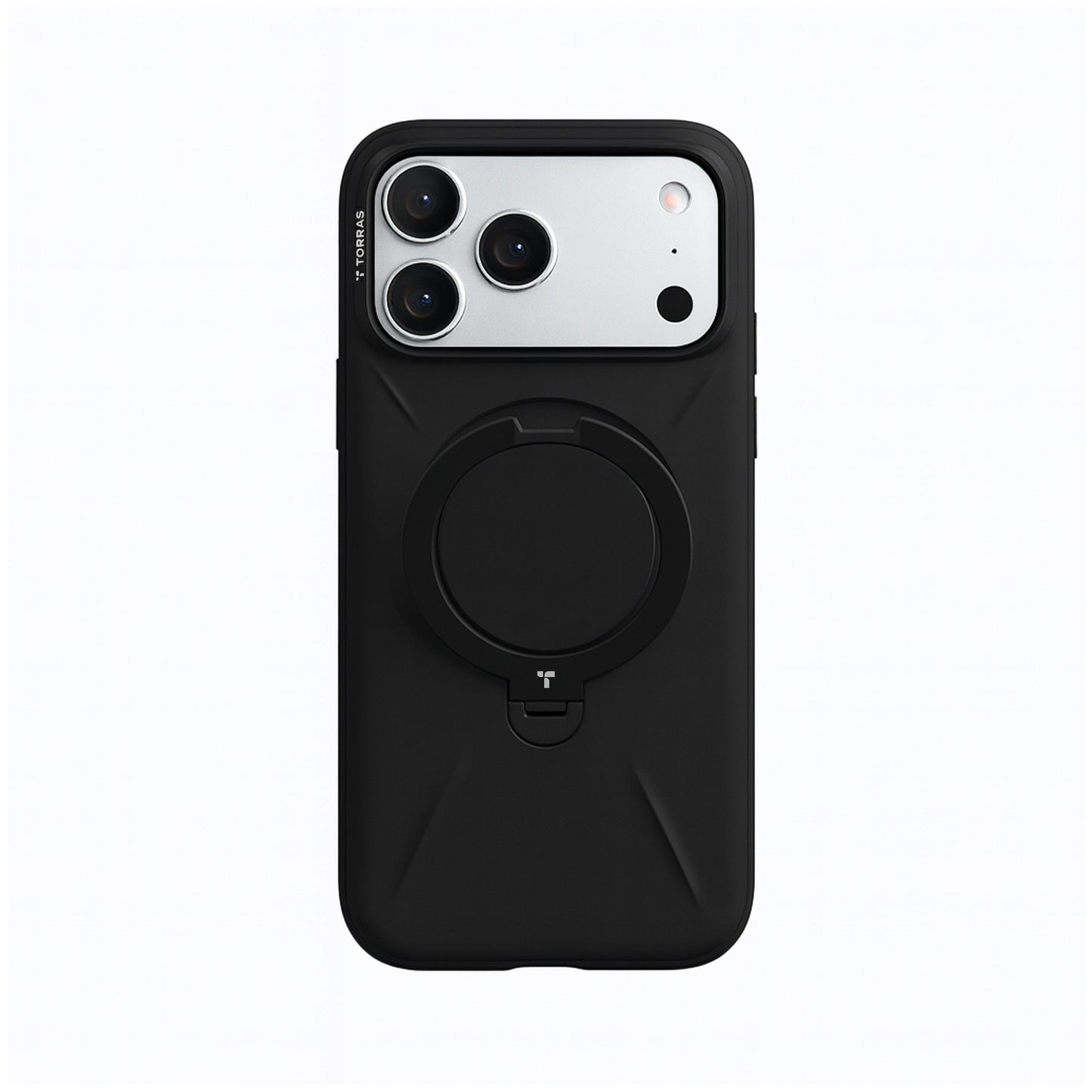 Torras Ostand Q3 Silicone for iPhone 17 Series - Black