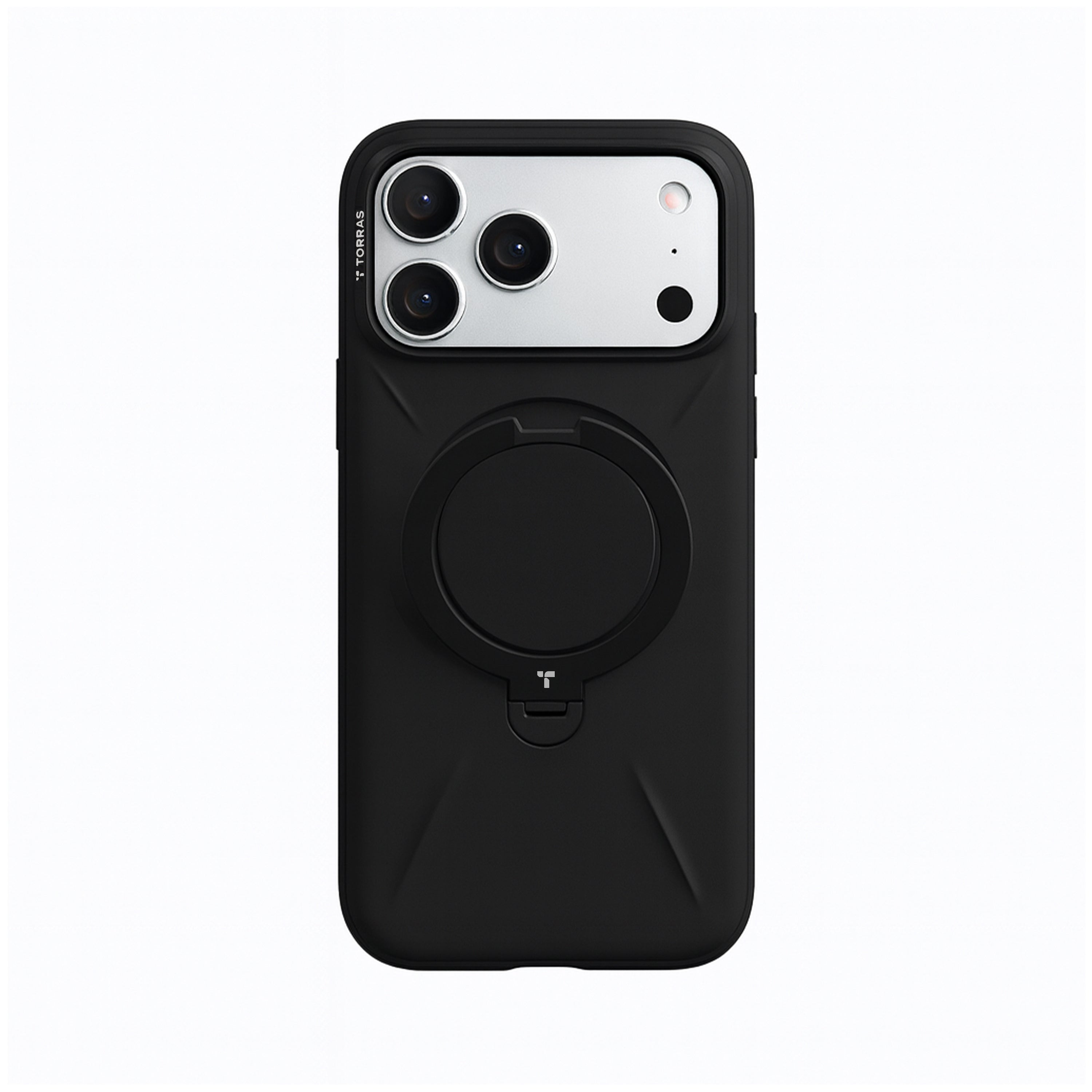 Torras Ostand Q3 Silicone for iPhone 17 Series - Black