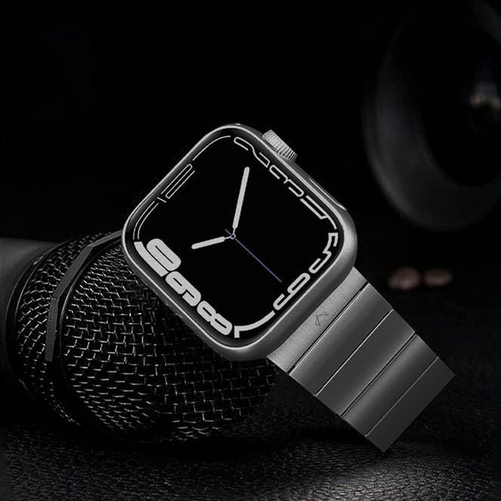 Fethiye Apple Watch Steel Band - Tittanium