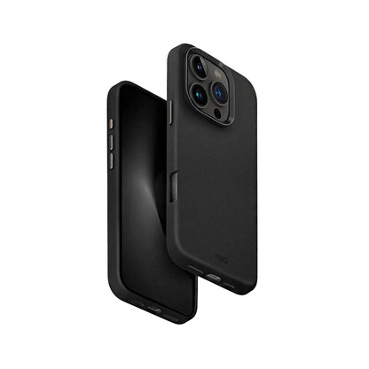 Uniq Lyden Vegan Leather Case For iPhone 16 Series - Black
