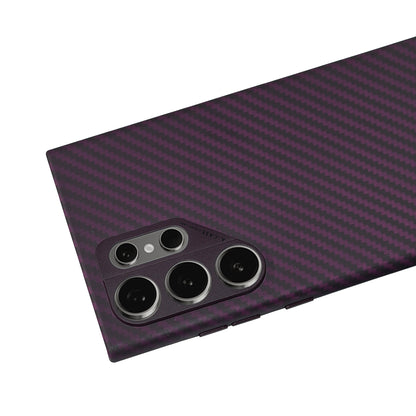 Savar carbon Fiber Case for S24 Ultra 1500D - Purple