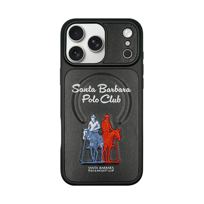 Santa Barbara Polo & Racquet Club Questa Military-Grade Protective Case for iPhone 17 Series - Black