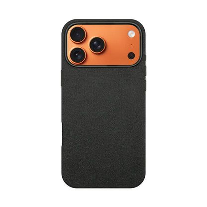 Kadife Alcantara Leather Case For iPhone 17 Pro Max - Black