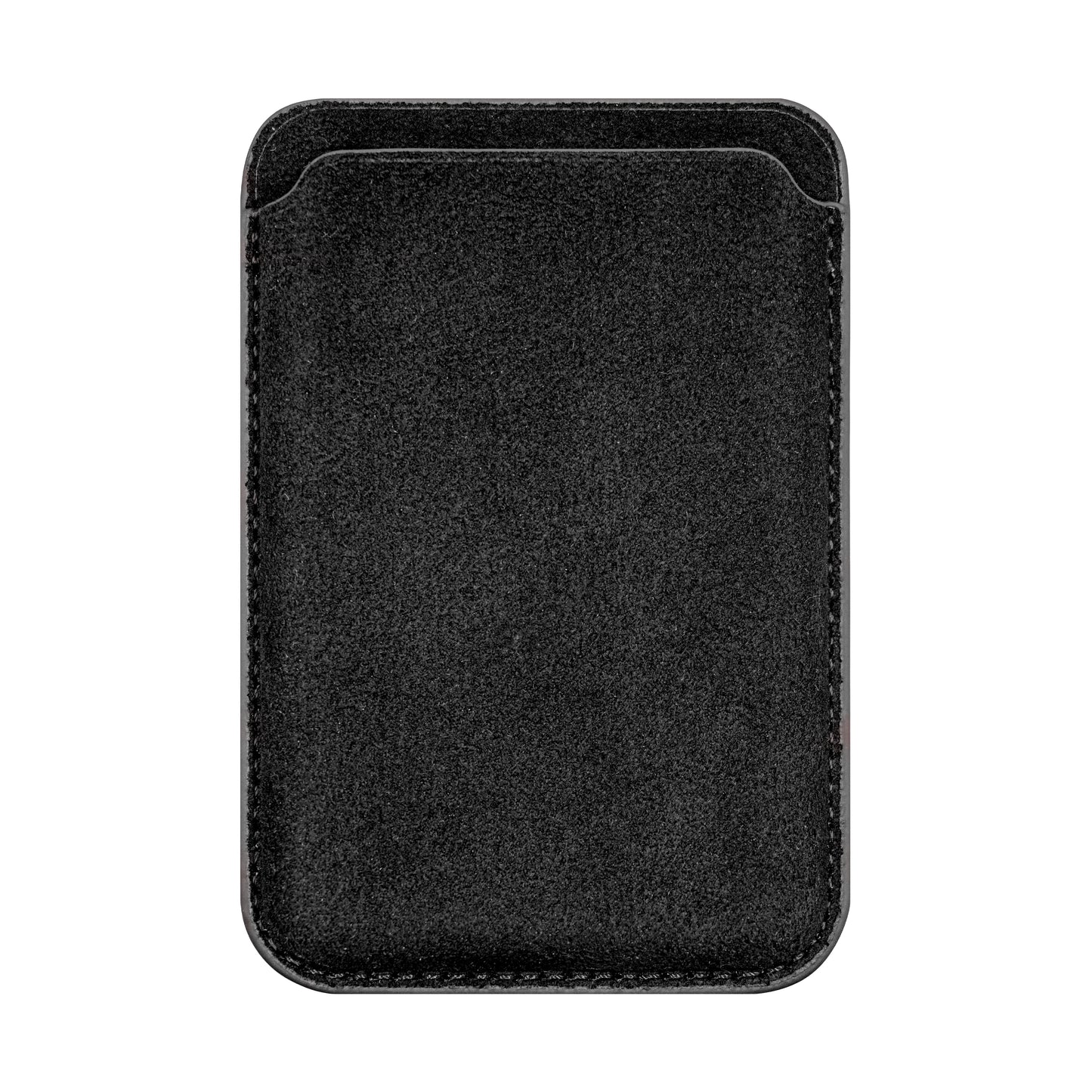 Kadife Alcantara Leather Premium Magnetic Card Holder - Orange