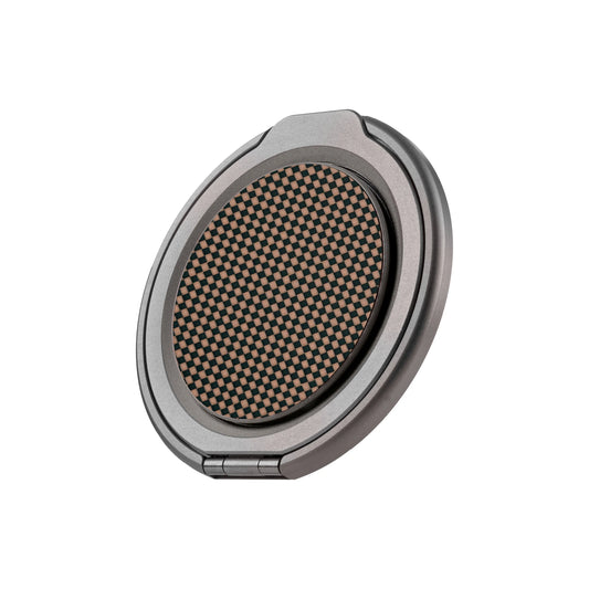 Desen Aramid Fiber Magnetic Phone Grip with Metal Stand - Gold