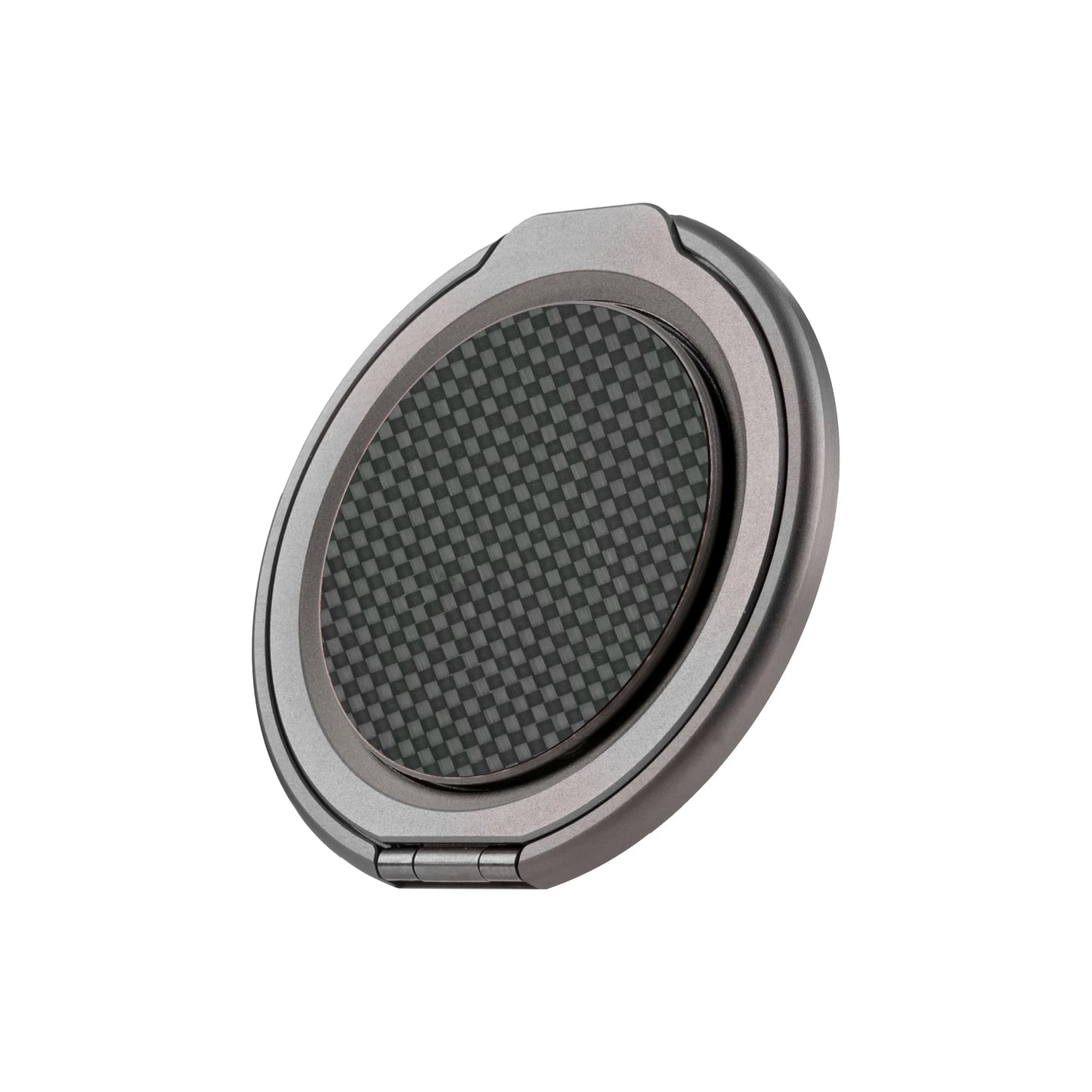 Desen Aramid Fiber Magnetic Phone Grip with Metal Stand - Black