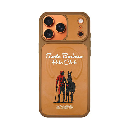 Santa Barbara Polo & Racquet Club Questa Military-Grade Protective Case for iPhone 17 Series - Brown