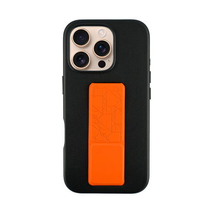 A-Case Tank Pro Vegan Leather Case For iPhone 16 Series - Orange