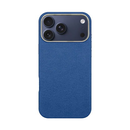 Kadife Alcantara Leather Case For iPhone 17 Pro Max - Blue