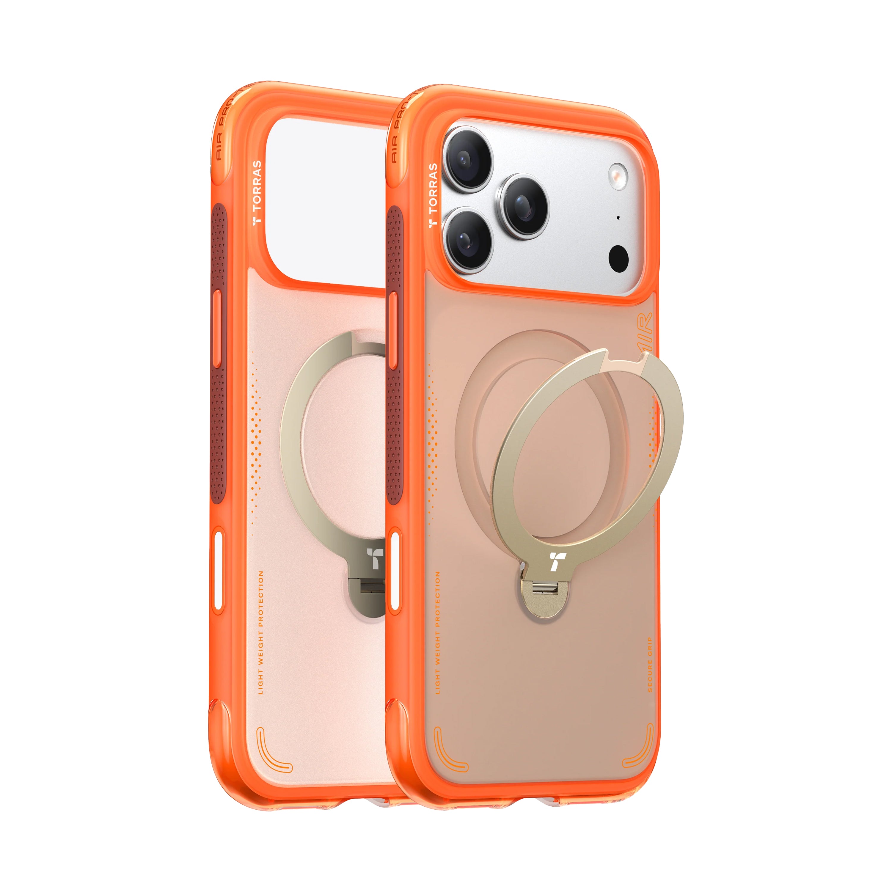 Torras Ostand Q3 Air for iPhone 17 Series - Orange