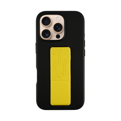 A-Case Tank Pro Vegan Leather Case For iPhone 16 Series - Yellow