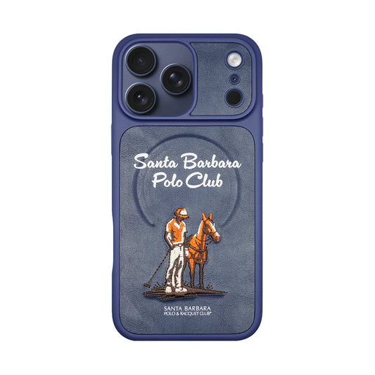 Santa Barbara Polo & Racquet Club Questa Military-Grade Protective Case for iPhone 17 Series - Blue