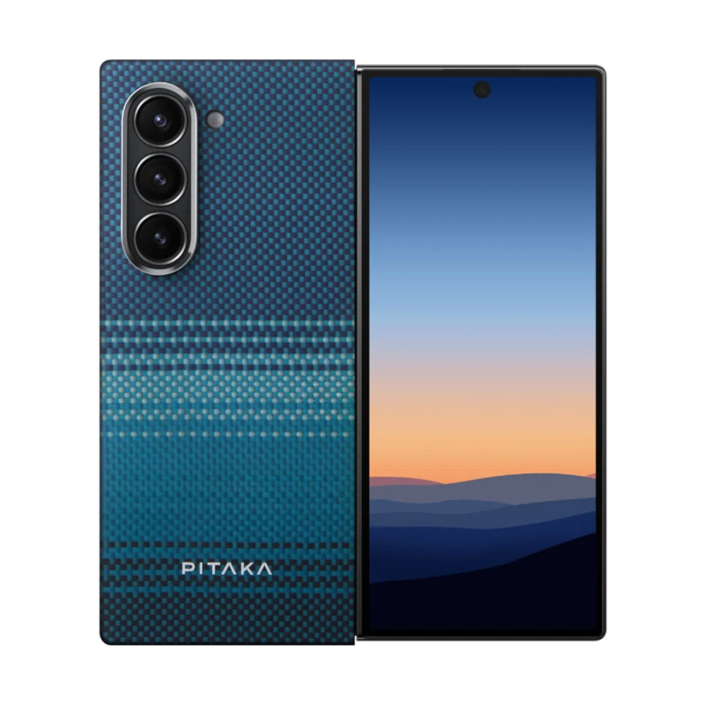 Pitaka Tactile Woven Case for Samsung Z Fold 6 - Sunset