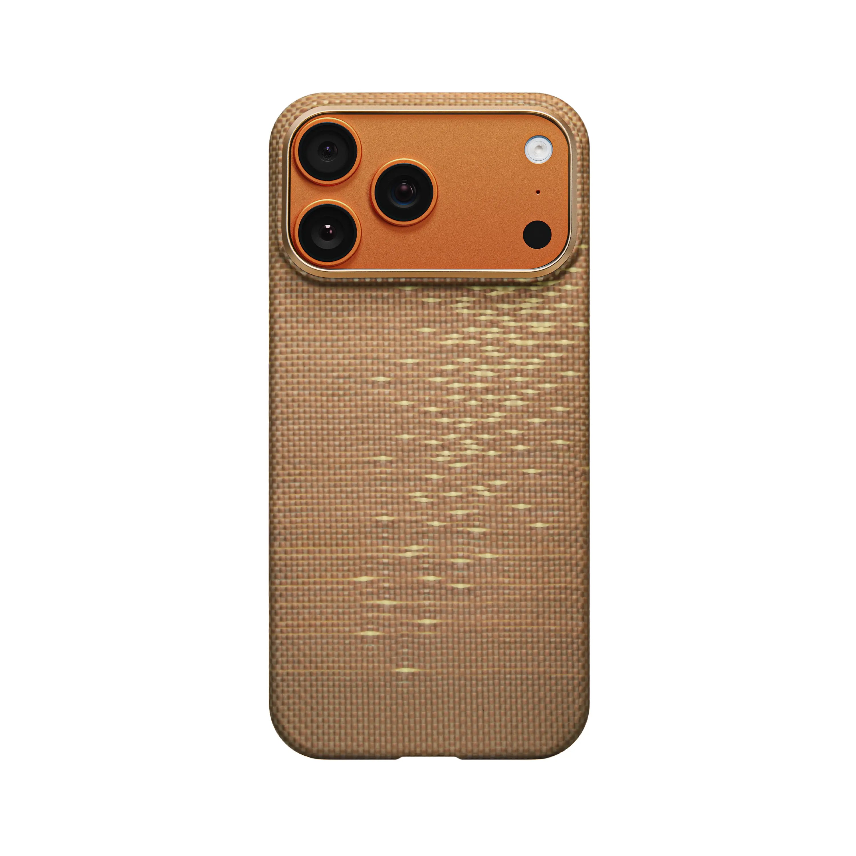 Pitaka Aramid Ultra-Slim Case With PitaTap for iPhone 17 Pro Max - Golden Glint