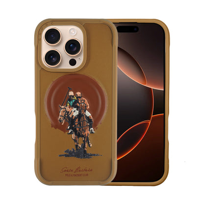 Santa Barbara Polo & Racquet Club Aubrey Series Case for iPhone 16 Series - Brown
