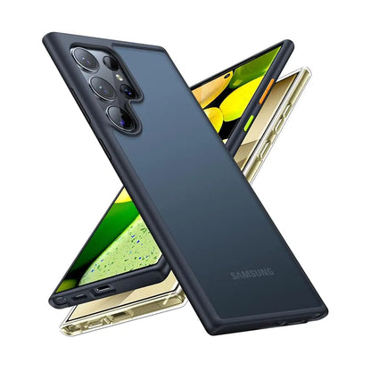 Shockproof Designed for Samsung Galaxy S24 Ultra Case -Black