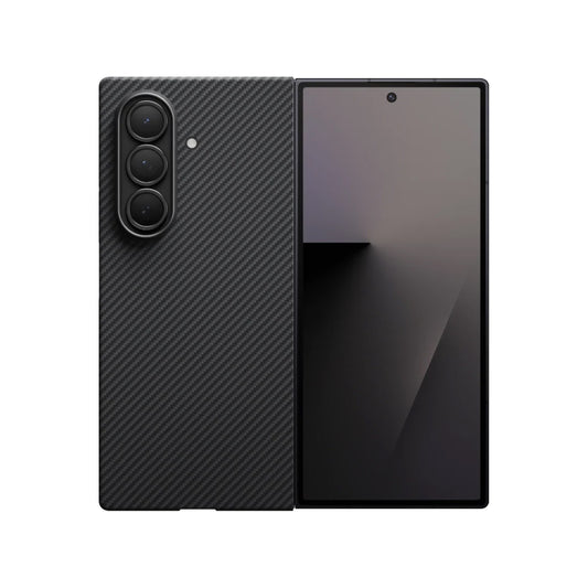 Pitaka Z Fold 7  Fusion  Weaving Case With Ultra-Slim Touch - Black/Gray