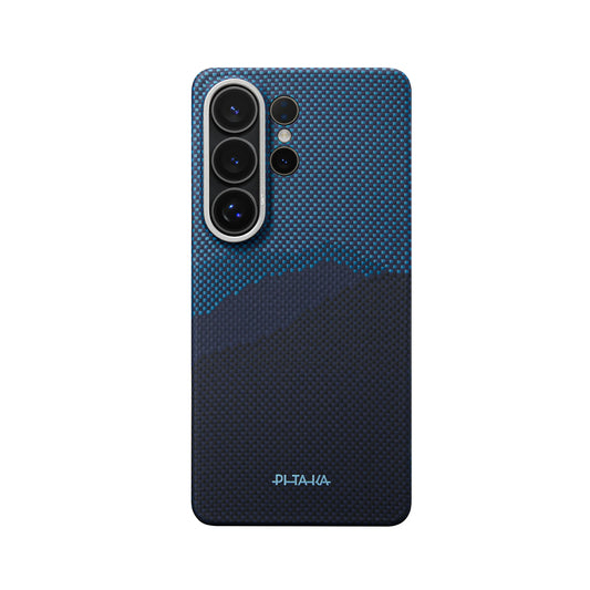 Pitaka Tactile Woven Case With Aaron Button for Samsung S26 Ultra - Over The Horizon