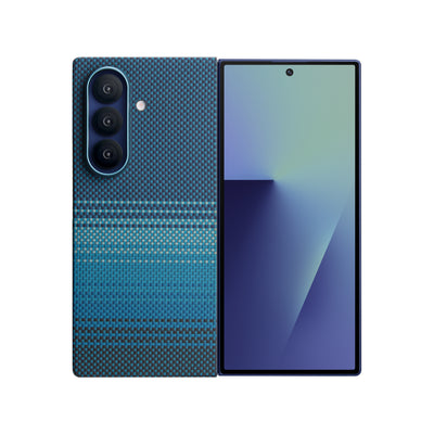Pitaka Z Fold 7  Fusion  Weaving Case With Ultra-Slim Touch - Sunset
