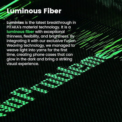 Aries Collaborative Luminous Case Tactile Woven Case for iPhone 16 Series - No Problemo