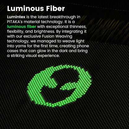 Aries Collaborative Luminous Case Tactile Woven Case for iPhone 16 Series - Alien