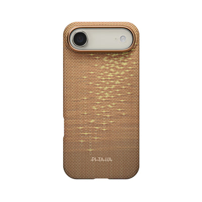 Pitaka Aramid Ultra-Slim Case With PitaTap for iPhone 17 Air - Golden Glint