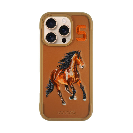 Santa Barbara Polo & Racquet Club Boris Series Case for iPhone 16 Series - Brown