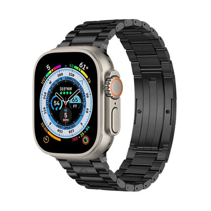 Amanos Apple Watch Steel Band - Black