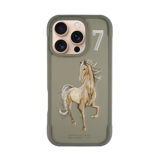 Santa Barbara Polo & Racquet Club Boris Series Case for iPhone 16 Series - Gray