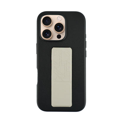 A-Case Tank Pro Vegan Leather Case For iPhone 16 Series - Gray