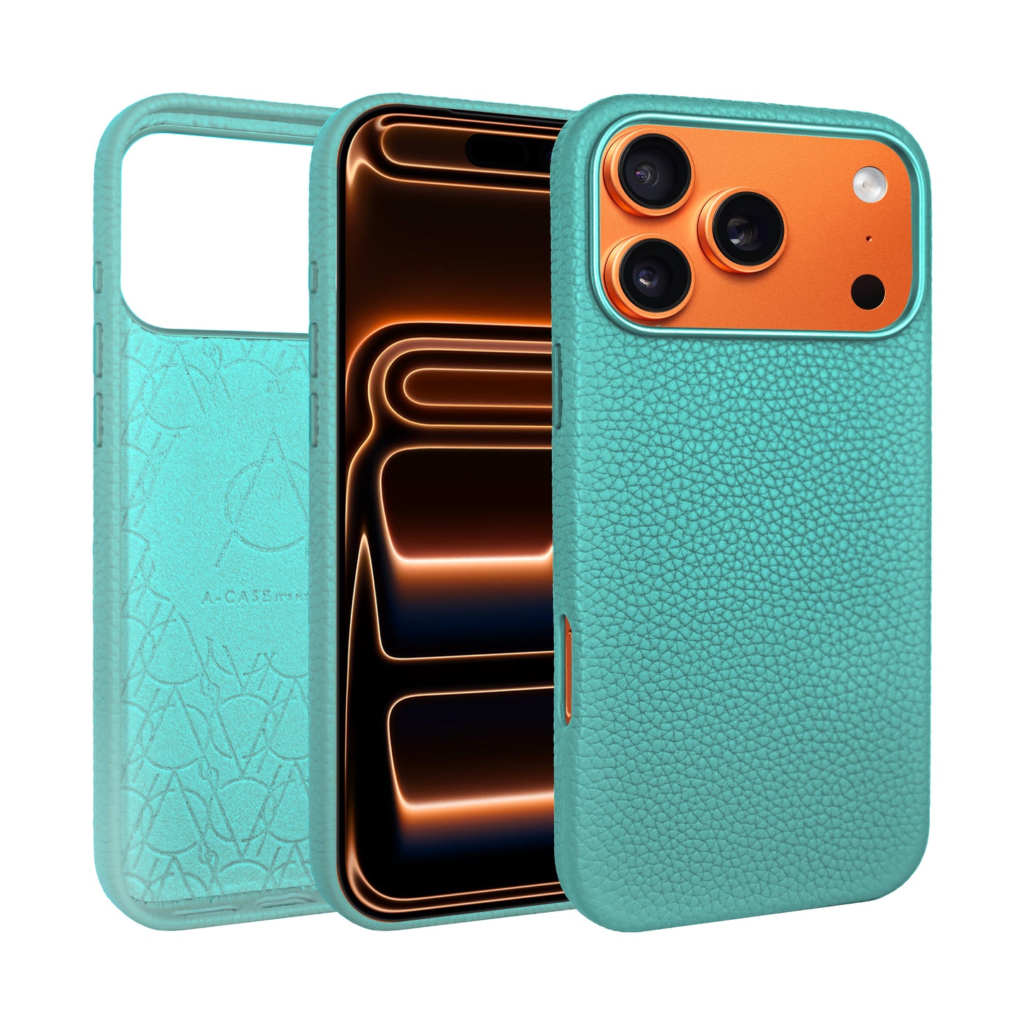 Amur Genuine Leather Case for iPhone 17 Series - Tiffany