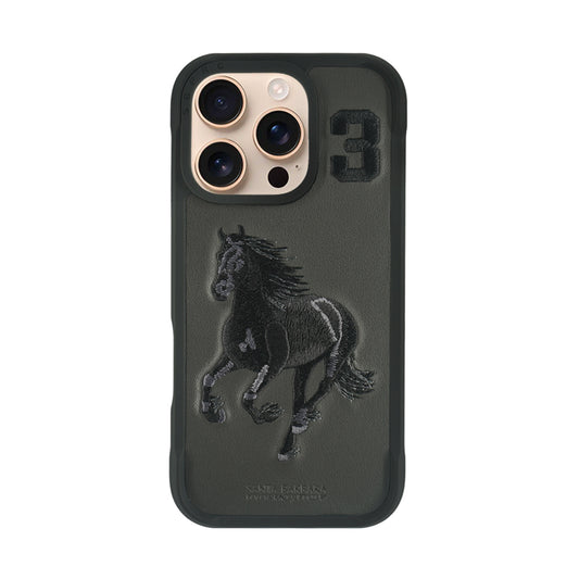 Santa Barbara Polo & Racquet Club Boris Series Case for iPhone 16 Series - Black
