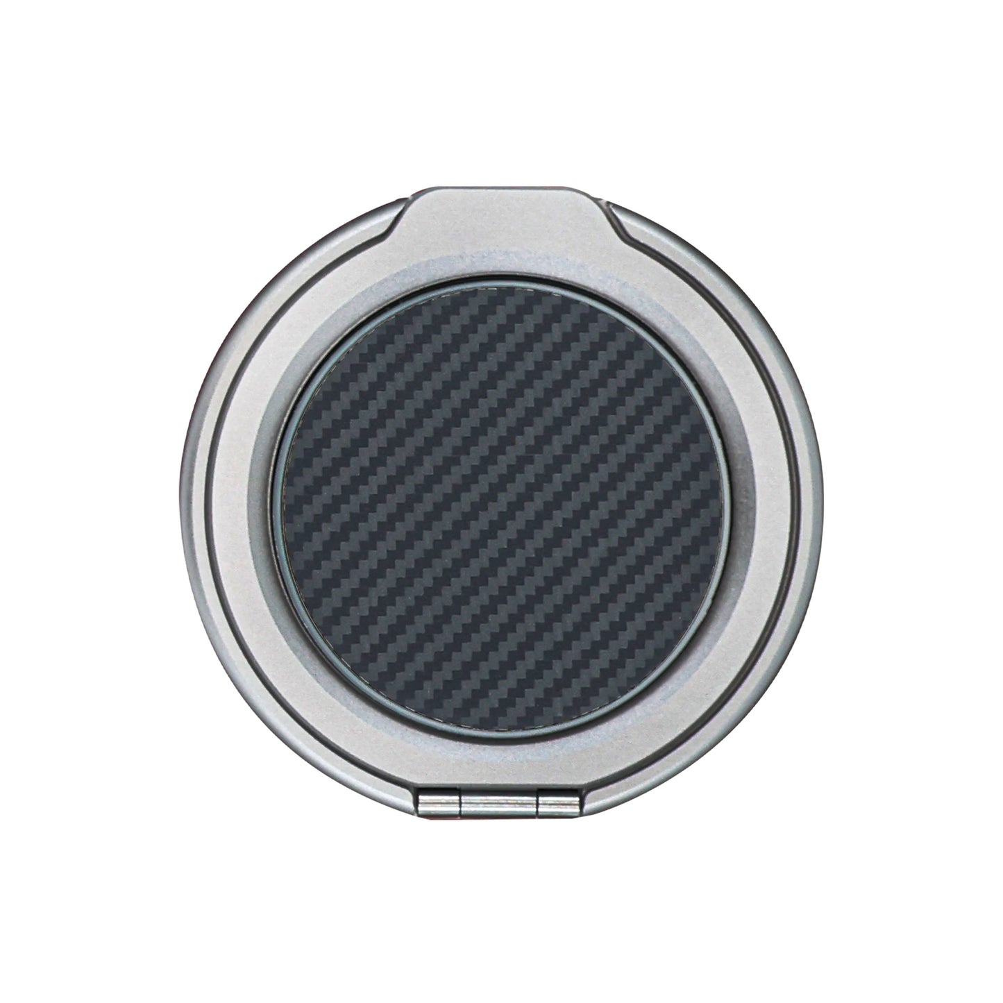 Kavar Aramid Fiber Magnetic Phone Grip with Metal Stand - Black