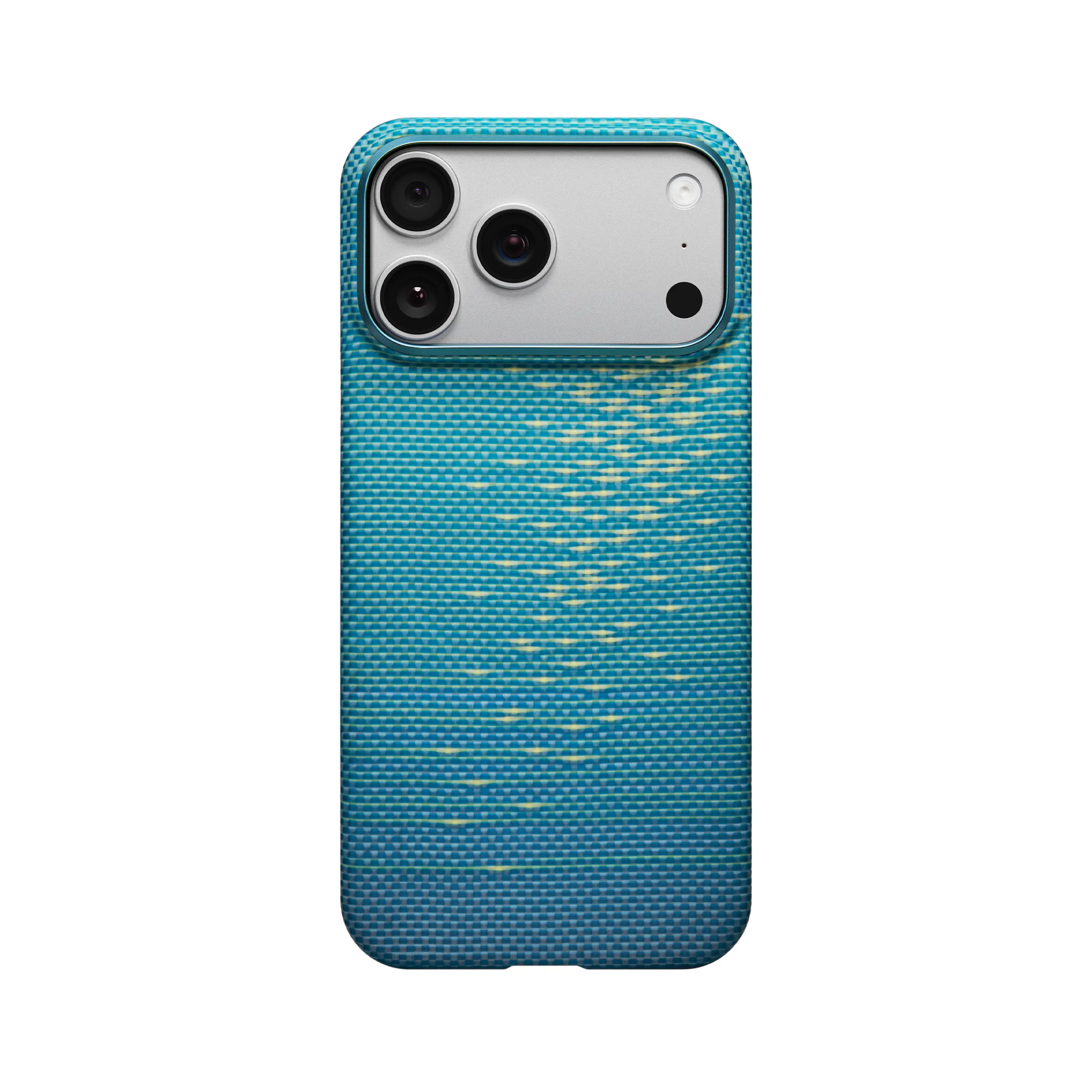 Pitaka Aramid Ultra-Slim Case With PitaTap for iPhone 17 Pro Max - Lucid Blue