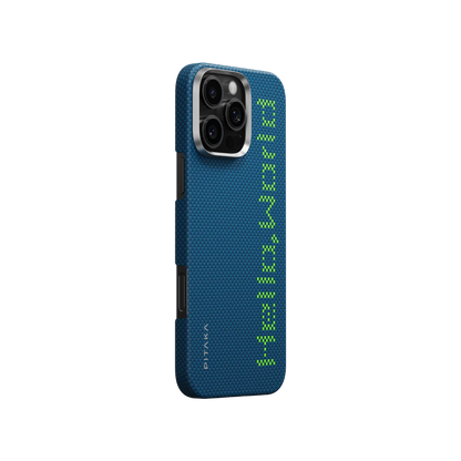 Aries Collaborative Luminous Case Tactile Woven Case for iPhone 16 Series - Alien