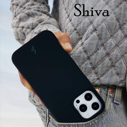 Le Prius Shiva Silicone Case For iPhone 16 Series - Black