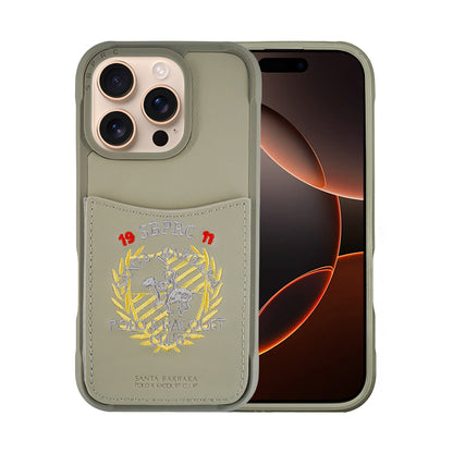 Santa Barbara Polo & Racquet Club Abner Series Case for iPhone 16 Series - Gray