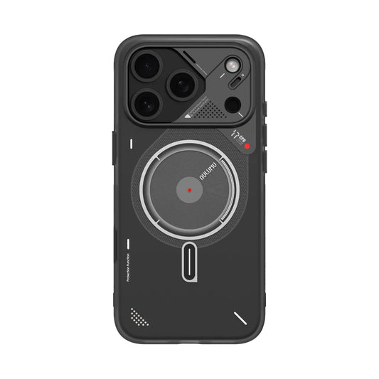 Aulumu A17 Frosted Case Subtle Glowing for iPhone 17 Series - Black