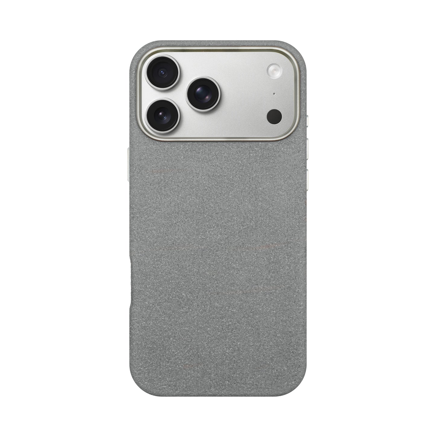 Kadife Alcantara Leather Case For iPhone 17 Pro Max - Gray