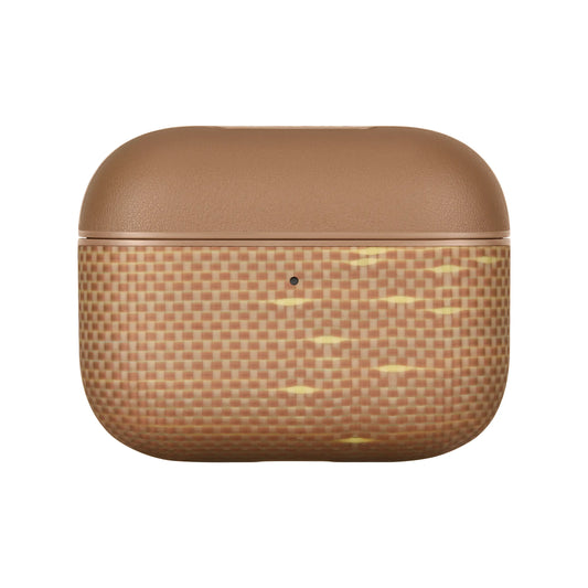Pitaka Aramid Fiber Case for AirPods Pro 3 - Golden Glint