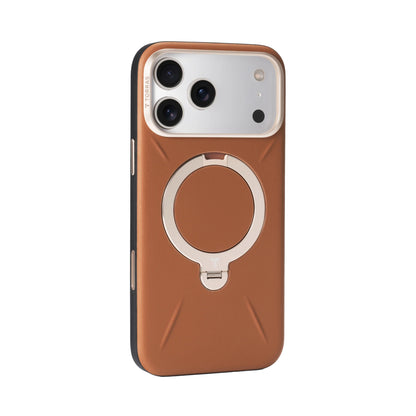 Torras Ostand Q3 VegSkin for iPhone 17 Series - Brown