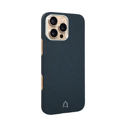 A-Case Desen Aramid Fiber Case For iPhone 16 Series - Blue
