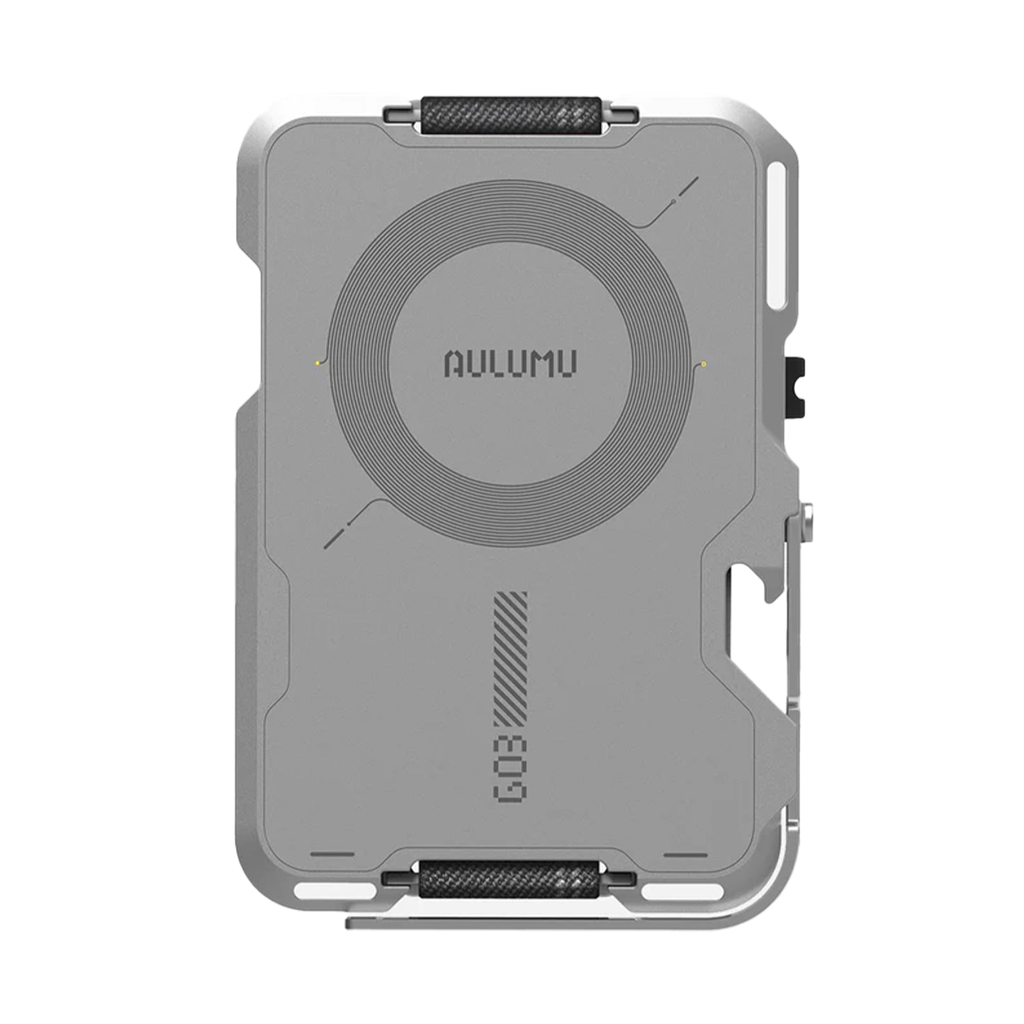 Aulumu G03 Multi-Tool Magnetic Metal Wallet Frosted Cover MagSafe - Silver