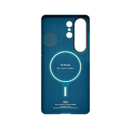 Pitaka Tactile Woven Case With Aaron Button for Samsung S26 Ultra - Over The Horizon