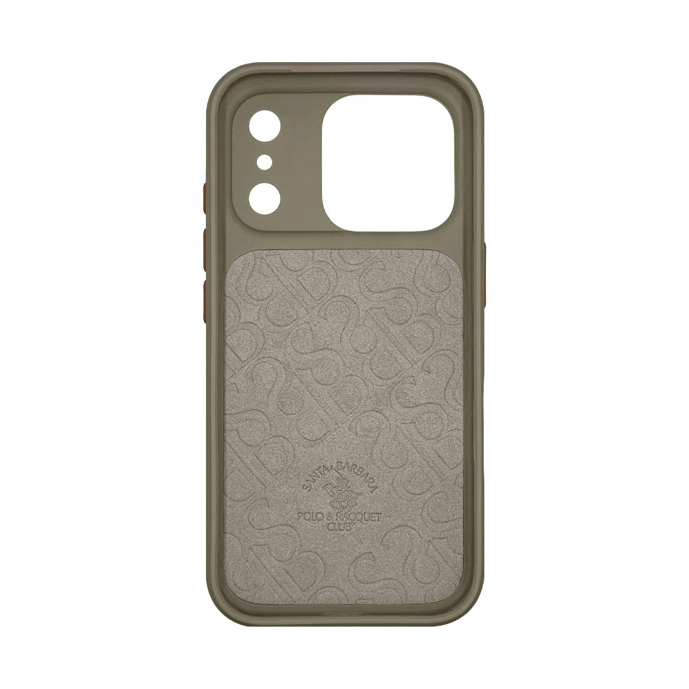 Santa Barbara Polo & Racquet Club Primo Built-in Foldable Kick Stand Case for iPhone 17 Series - Gray