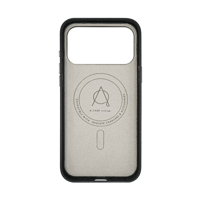 A-Case Vegan Leather Crystal Rhinstones Case for iPhone 17 Pro Max - Alimli