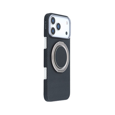 A-Case Aramid Fiber Magnetic Phone Grip with Metal Stand - Kavar