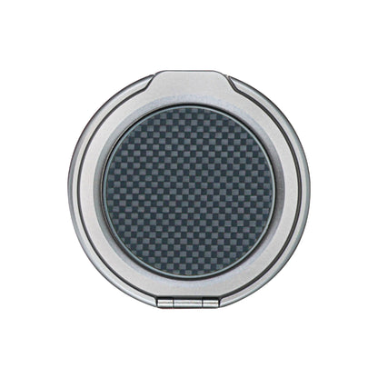 Desen Aramid Fiber Magnetic Phone Grip with Metal Stand - Black