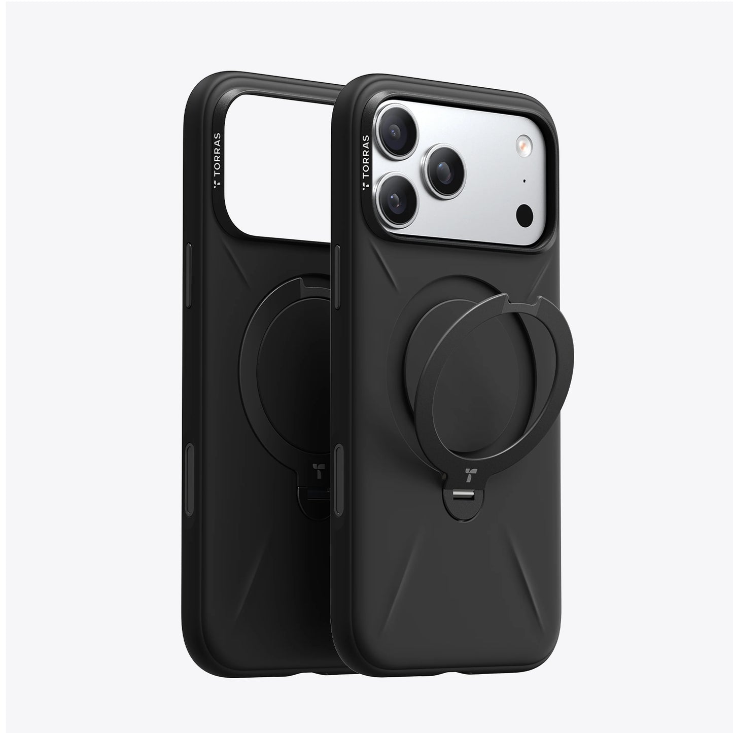 Torras Ostand Q3 Silicone for iPhone 17 Series - Black