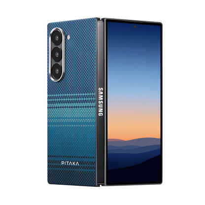 Pitaka Tactile Woven Case for Samsung Z Fold 6 - Moonrise